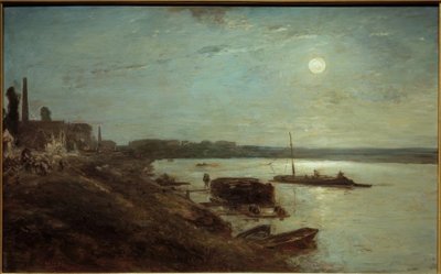 Clair de lune sur la Seine - Johan Barthold Jongkind