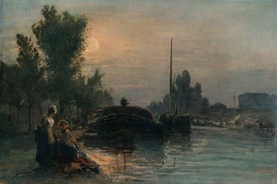 Clair de lune, vers 1870, 1903 - Johan Barthold Jongkind