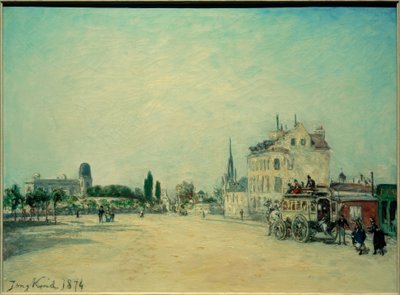 Diligence sur le Faubourg St. Jacques - Johan Barthold Jongkind