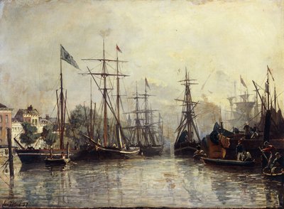 Port de Rotterdam - Johan Barthold Jongkind
