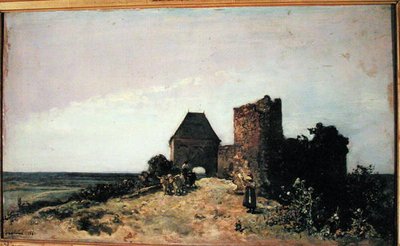 Ruines du Château de Rozemont (Nièvre), 1861 - Johan Barthold Jongkind