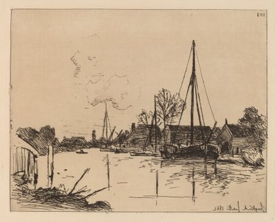 Le canal - Johan Barthold Jongkind