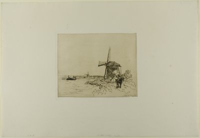 The Towpath, from Cahier de six eaux-fortes, vues de Hollande - Johan Barthold Jongkind