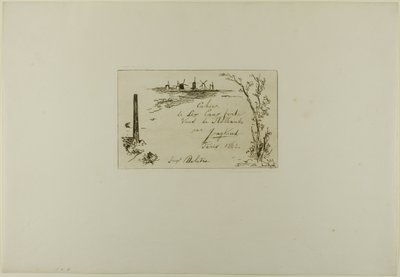 Title Page, from Cahier de six eaux-fortes, vues de Hollande - Johan Barthold Jongkind
