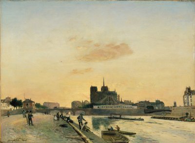 Vue de Notre-Dame, Paris, 1864 - Johan Barthold Jongkind