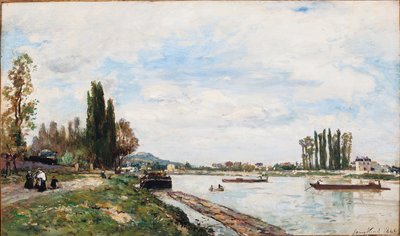 Vue de Meudon du pont de Sèvres, 1866 - Johan Barthold Jongkind