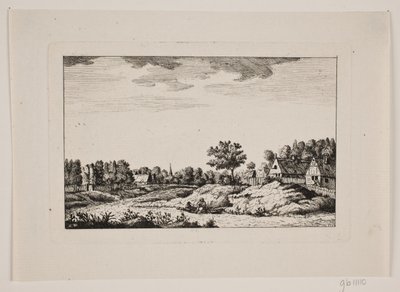 Route à travers le village - Johan Bülow