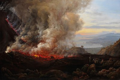 Une éruption du Vésuve, 1824 - Johan Christian Dahl