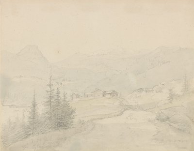 Depuis Øylo, dans le Valdres - Johan Christian Dahl