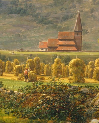 Récolte de foin - Johan Christian Dahl