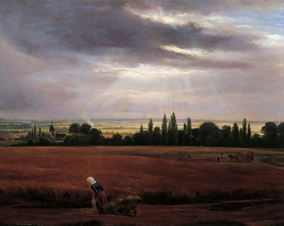 Paysage près de Dresde - Johan Christian Dahl