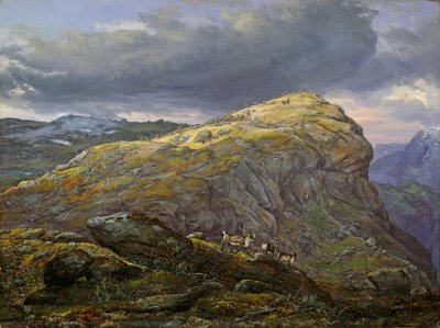 Stugunøset à Filefjell - Johan Christian Dahl