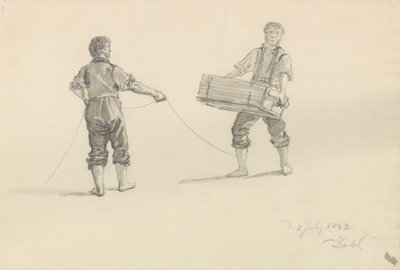 Deux hommes - Johan Christian Dahl