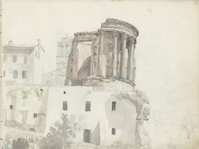 « Temple de Vesta », Tivoli - Johan Christian Dahl