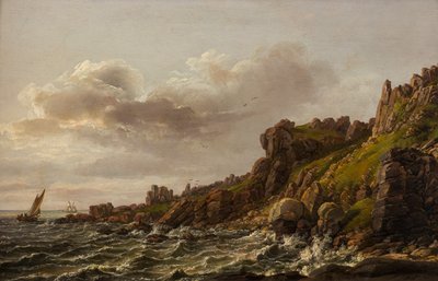 Vue sur Kullen en Suède - Johan Christian Dahl