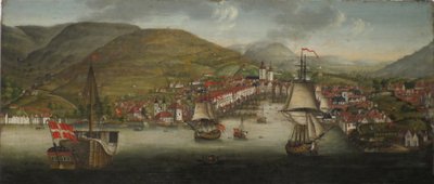 Vue du port de Bergen - Johan Christian Dahl