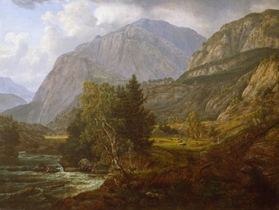 Vue de Fortundalen - Johan Christian Dahl