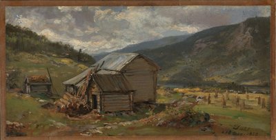 Vue de Hjelle à Valdres - Johan Christian Dahl