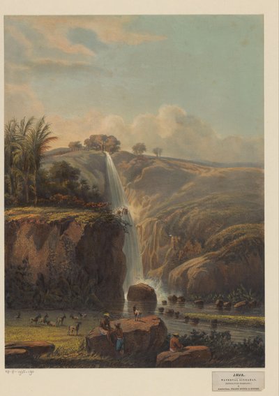 Vue sur la cascade de Singahan - Johan Conrad Greive