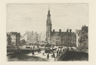 Vue sur la place de la Monnaie d