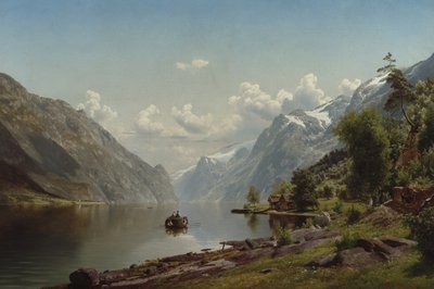 Depuis Hardangerfjord - Johan Fredrik Eckersberg