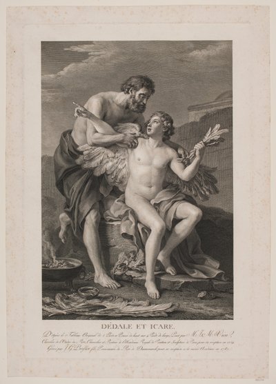 Dédale et Icare - Johan Georg Preisler