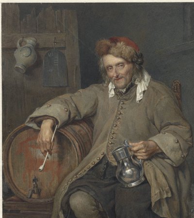 Le vieux buveur - Johan Heinrich Neuman