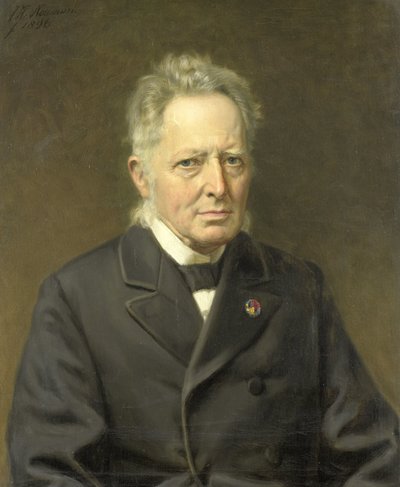 Portrait de Jan Heemskerk Azn (1818-1897) - Johan Heinrich Neuman