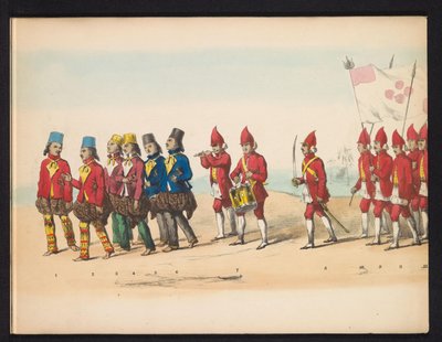 Mascarade des étudiants de Delft, 1857 (pl. 1) - Johan Hendrik Hoffmeister