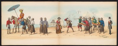 Mascarade des étudiants de Delft, 1857 (pl. 6) - Johan Hendrik Hoffmeister
