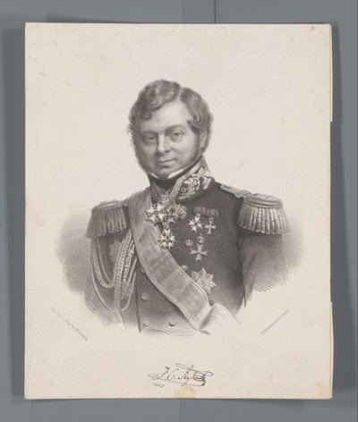Portrait de Julius Constantijn Rijk - Johan Hendrik Hoffmeister