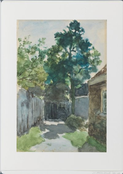 Cour ensoleillée - Johan Hendrik Weissenbruch