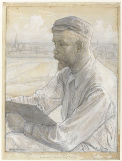 Portrait du peintre Ferdinand Hart Nibbrig - Johan Henri Gustaaf Cohen Gosschalk