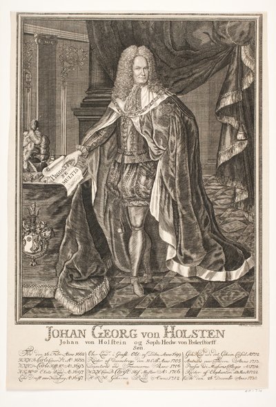 Johan Georg von Holstein - Johan Herman Thiele