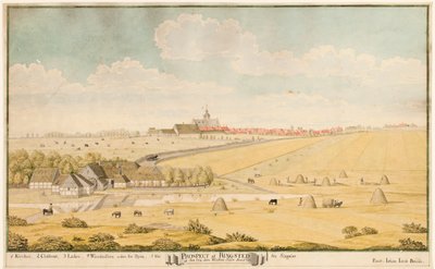 Prospekt af Ringsted - Johan Jacob Bruun