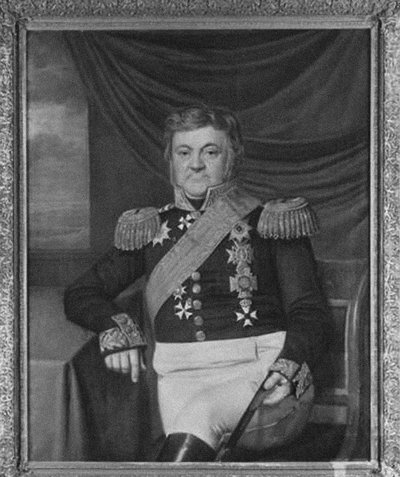 Portrait de Lodewijk Sigismund Vincent van Heiden 1773-1850, années 1830 - Johan Joeke Gabriël van Wicheren