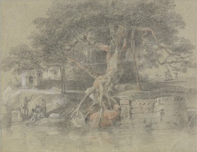 Un hindou mourant amené au fleuve Gange - Johan Joseph Zoffany