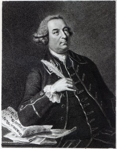 Portrait de John Christopher Smith (1712-95), musicien et secrétaire de Handel - Johan Joseph Zoffany