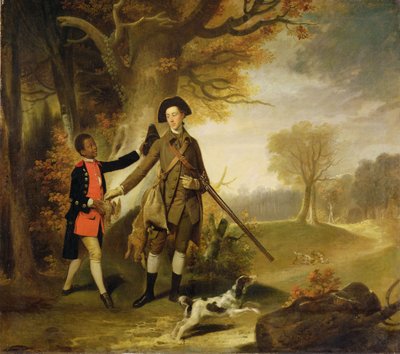 Le Troisième Duc de Richmond (1735-1806) chassant avec son serviteur, c.1765 - Johan Joseph Zoffany