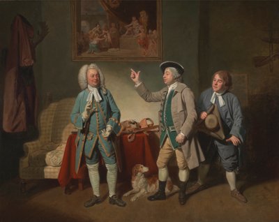 Edward Shuter, John Beard et John Dunstall dans "Love in a Village" d