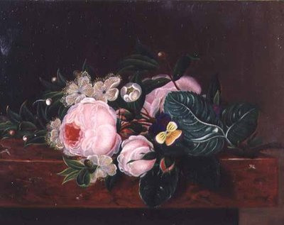 Un arrangement de fleurs - Johan Laurents (school of) Jensen