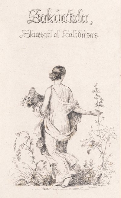 Danois : collectionneur de fleurs - Johan Lundbye