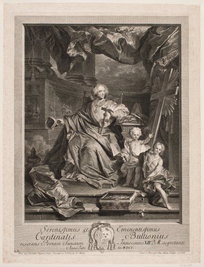 Cardinal de Bouillon - Johan Martin Preisler