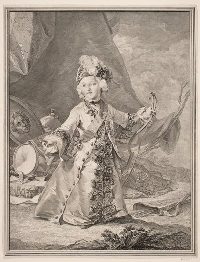 Christian VII enfant - Johan Martin Preisler