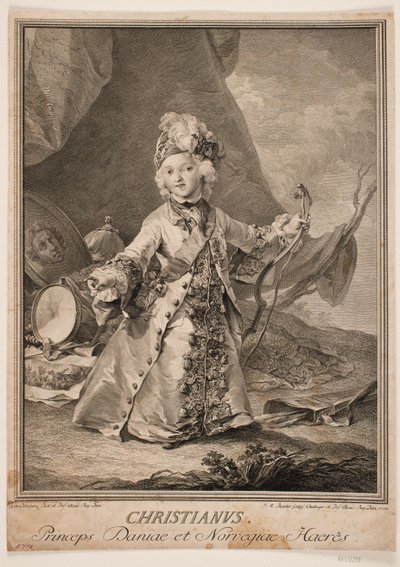 Christian VII enfant - Johan Martin Preisler
