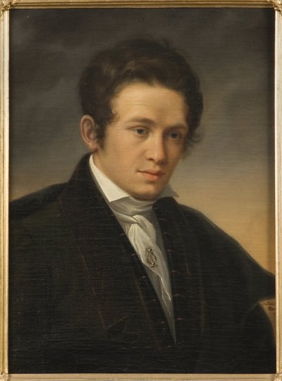 Portrait du poète Karl August Nicander - Johan Olaf Sodermark