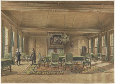 Le Conseil des députés à la Maison provinciale de Groningue - Johan Paul Constantinus Grolman