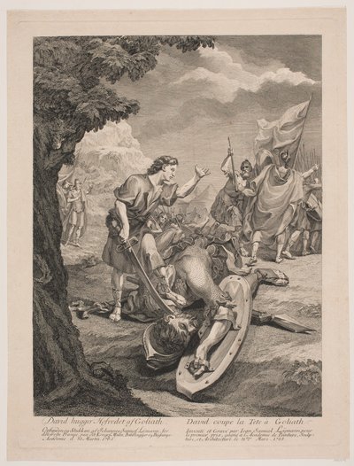 David et Goliath - Johan Samuel Lymann