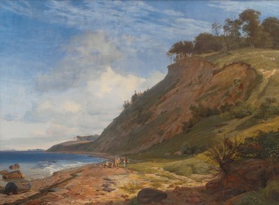 Une côte danoise. Vue de Kitnæs par le fjord de Roskilde - Johan Thomas Lundbye