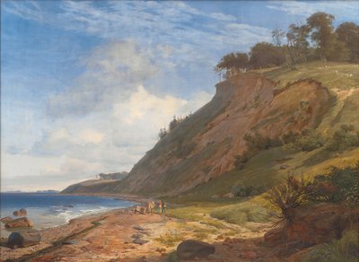 Une côte danoise. Vue de Kitnæs sur le fjord de Roskilde. Zélande - Johan Thomas Lundbye